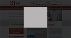 Desktop Screenshot of editorialmedica.com